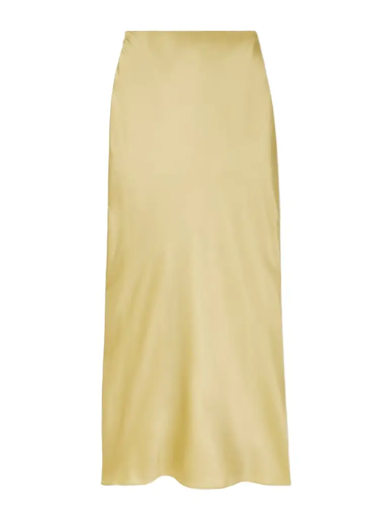 Cult Gaia Chantel Silk-blend Satin Maxi Skirt