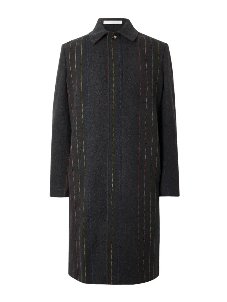 Gabriela Hearst Blake Embroidered Cashmere and Wool-Blend Car Coat - Men