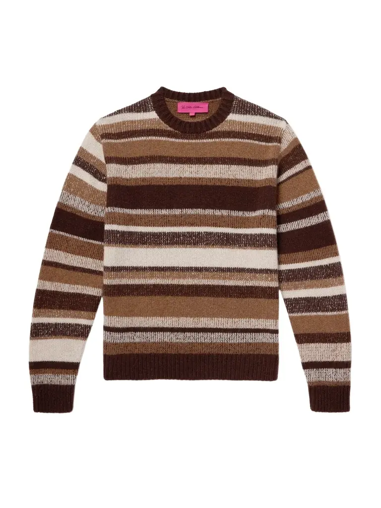 The Elder Statesman Striped Cashmere Sweater - Men