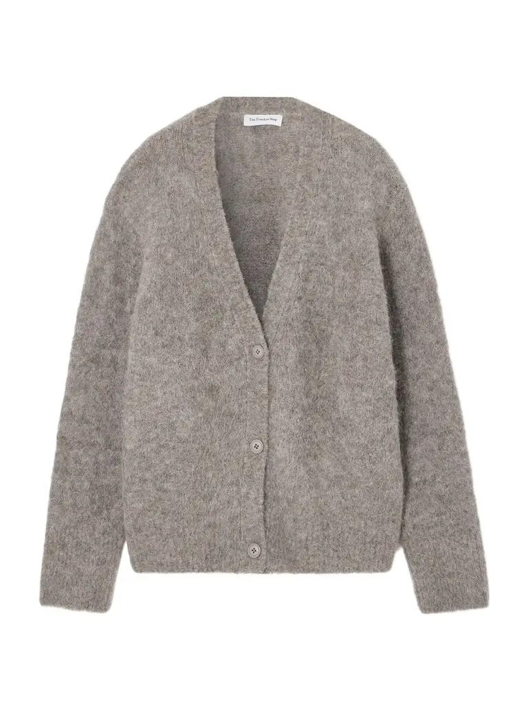 The Frankie Shop Elland Brushed Alpaca-blend Cardigan