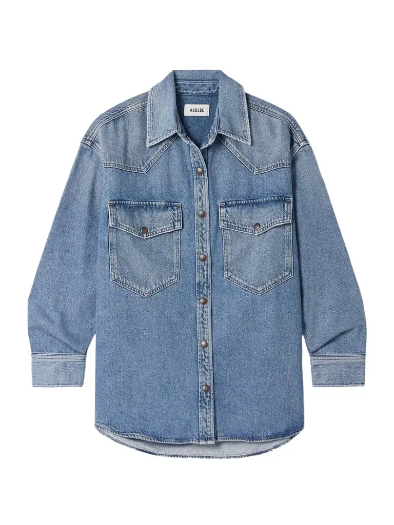 AGOLDE Lotta Denim Shirt