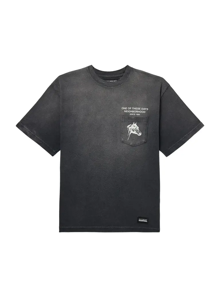 Neighborhood One of These Days Logo-Print Cotton-Jersey T-Shirt - Men
