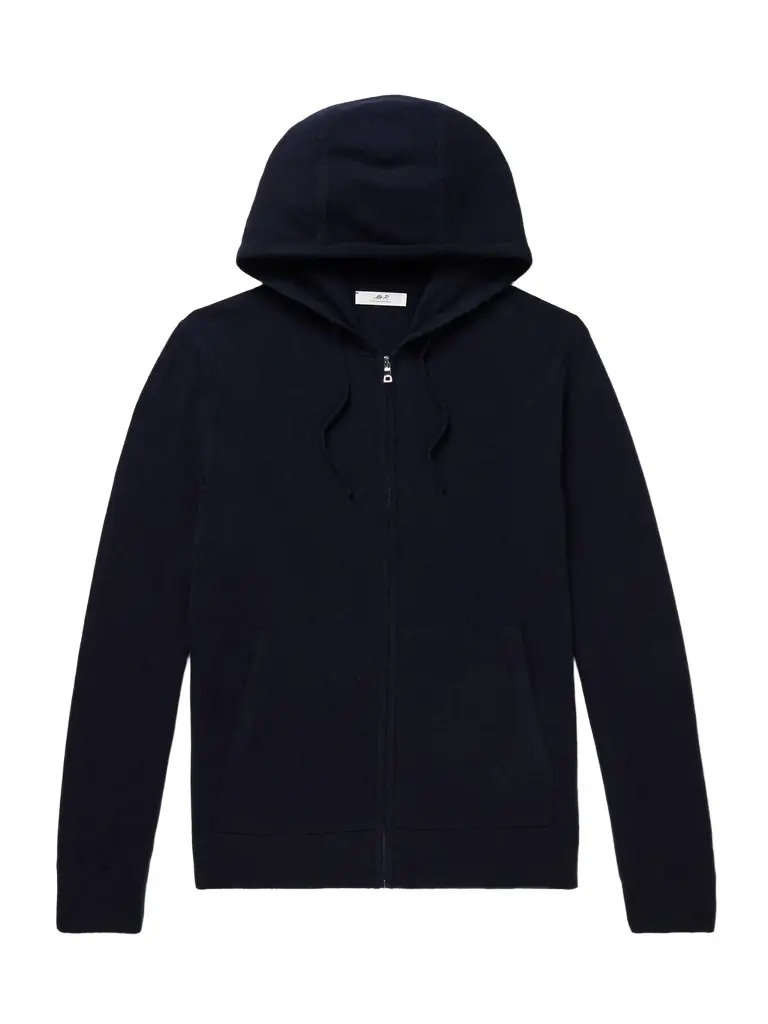 MR P. Mitchell Slim-Fit Merino Wool and Cashmere-Blend Zip-Up Hoodie - Men