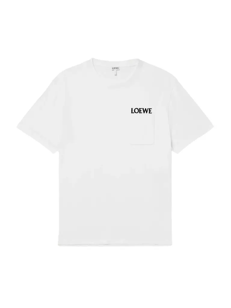 Loewe Logo-Embroidered Cotton-Blend Jersey T-Shirt - Men