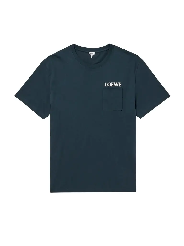 Loewe Logo-Embroidered Cotton-Jersey T-Shirt - Men