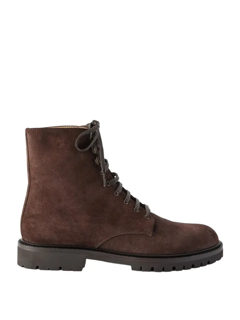 Brunello Cucinelli Polacco Suede Boots - Men