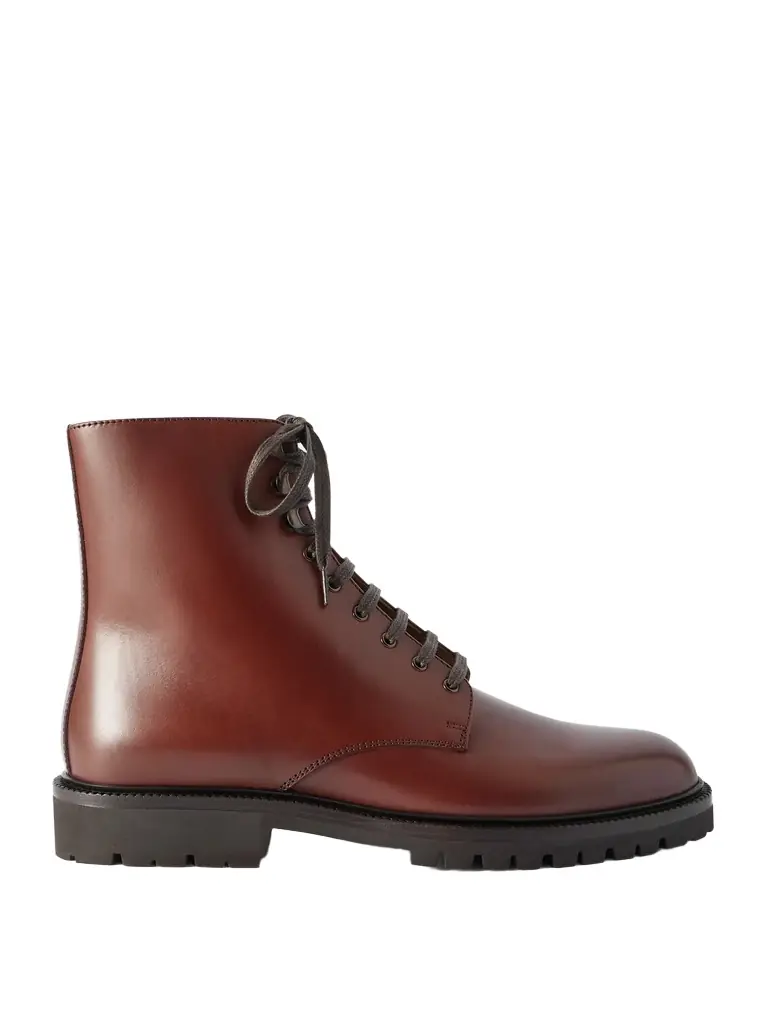 Brunello Cucinelli Polacco Leather Boots - Men