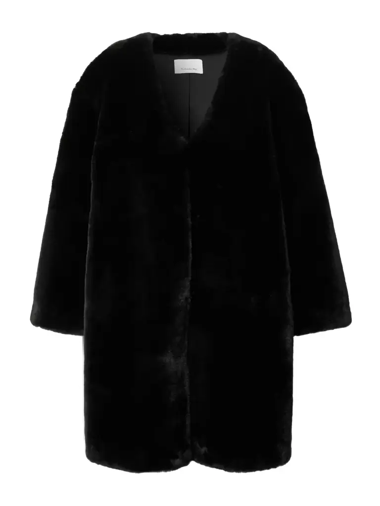 The Frankie Shop Matera Oversized Plush Coat