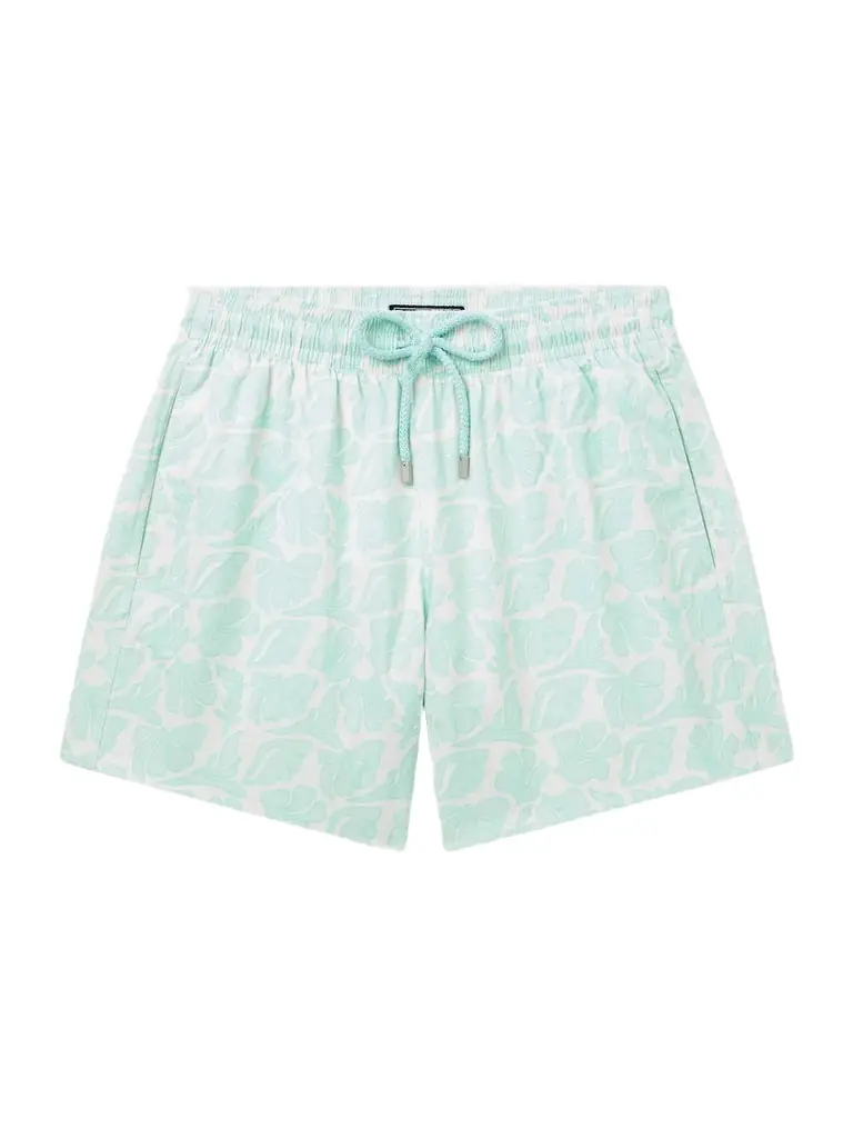 Vilebrequin Moorise Straight-Leg Mid-Length Printed Swim Shorts - Men