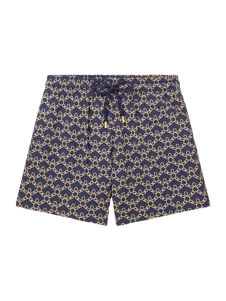 Vilebrequin Moorise Straight-Leg Mid-Length Printed Recycled Swim Shorts - Men