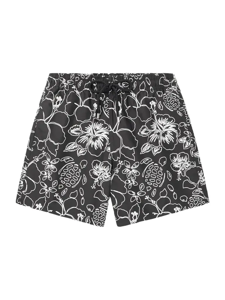 Vilebrequin Moorea Straight-Leg Mid-Length Printed Recycled Swim Shorts - Men