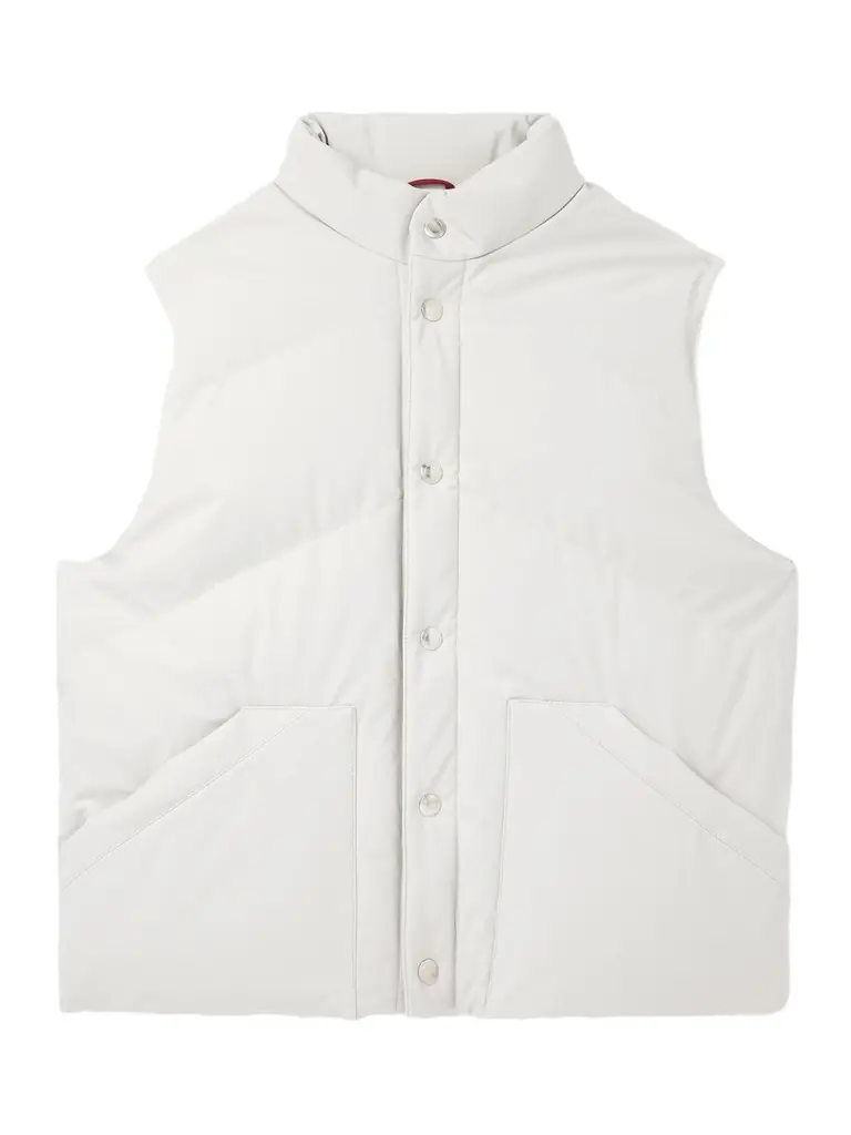 Brunello Cucinelli Quilted Shell Down Gilet - Men
