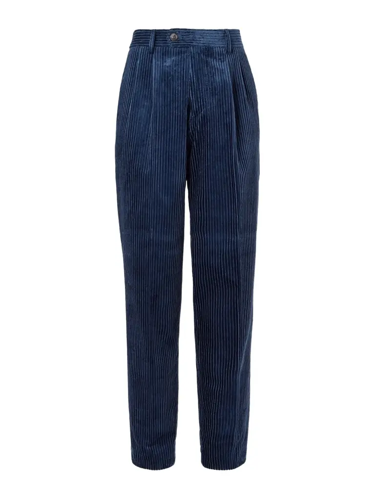 Brunello Cucinelli Straight-Leg Cotton-Corduroy Suit Trousers - Men