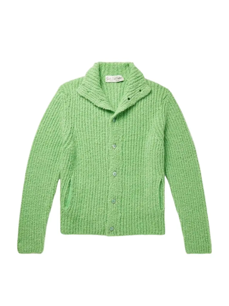 God's True Cashmere Cloud Ribbed Cashmere Cardigan - Men