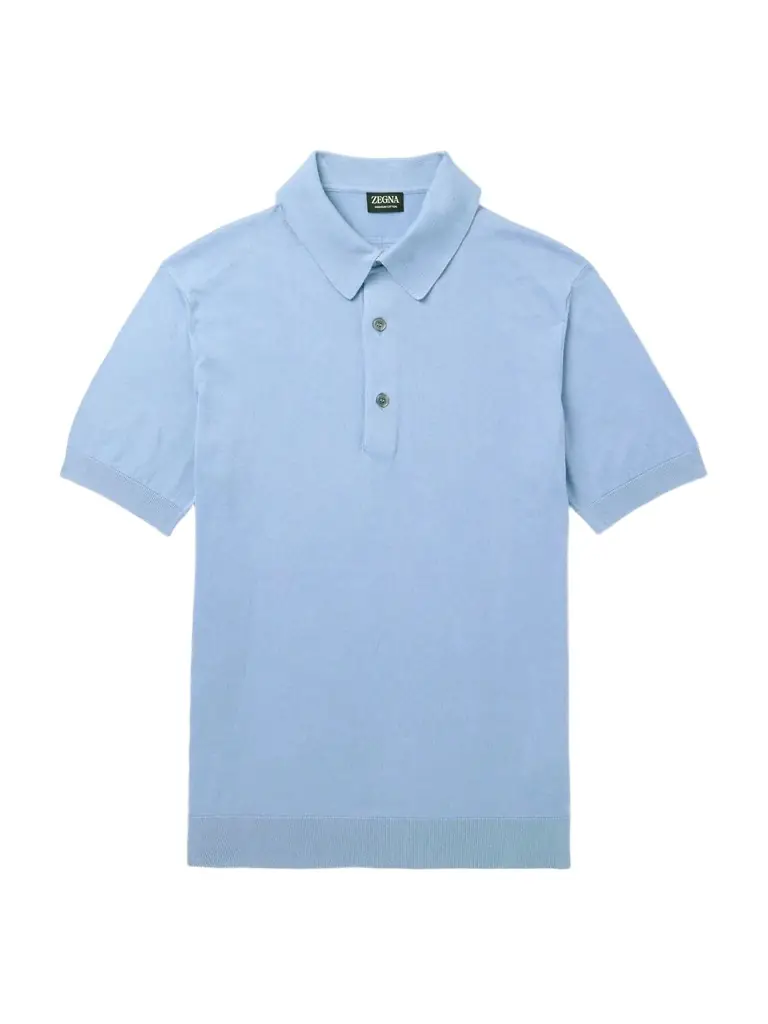 Zegna Slim-Fit Cotton Polo Shirt - Men