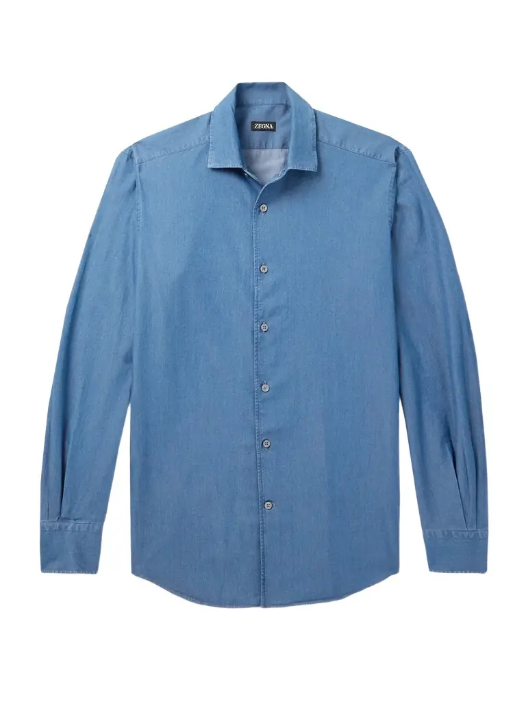 Zegna Cotton-Chambray Shirt - Men