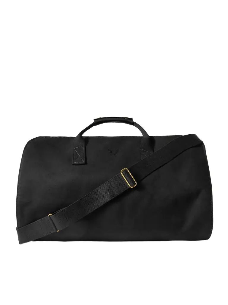 Bennett Winch Leather-Trimmed Cotton-Canvas Suit Carrier and Holdall - Men