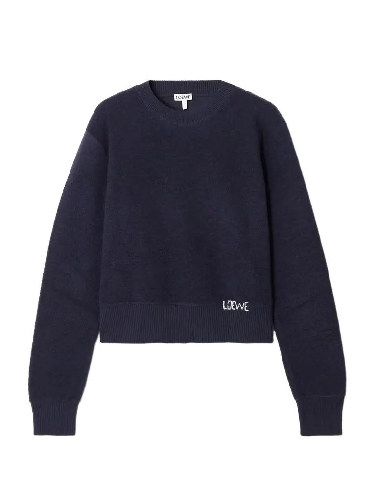 Loewe Embroidered Wool Sweater