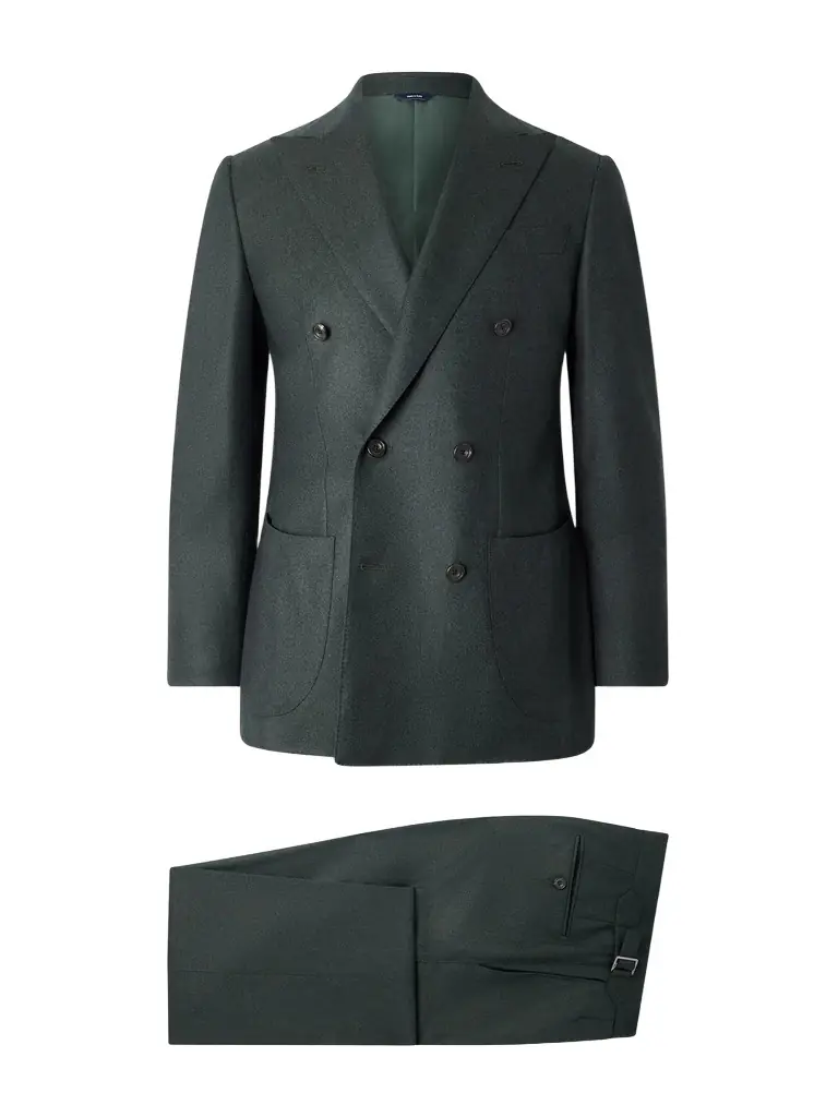 Thom Sweeney Double-Breasted Wool Suit - Men