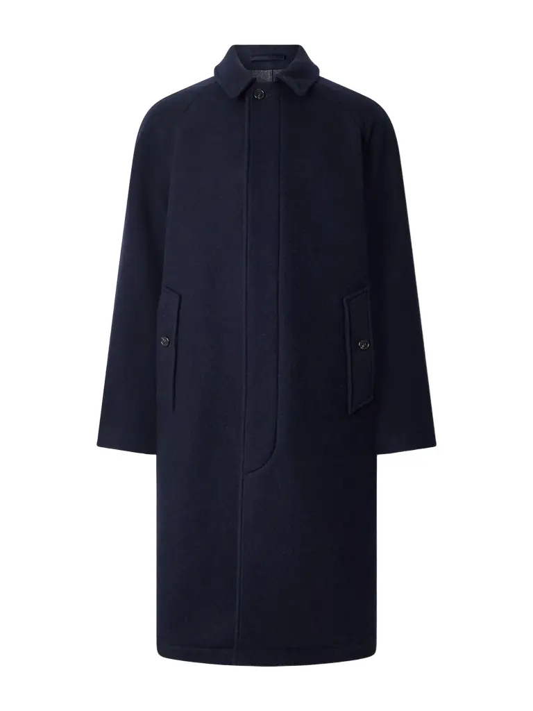 Thom Sweeney Virgin Wool and Cashmere-Blend Coat - Men