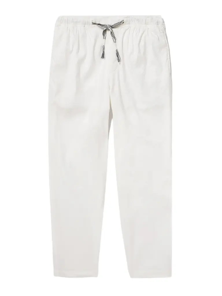 Orlebar Brown Sonoran Tapered Linen-Blend Drawstring Trousers - Men