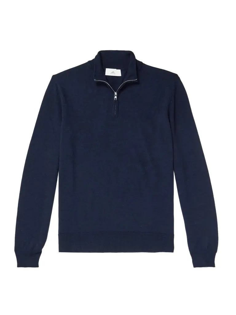 MR P. Merino Wool Half-Zip Sweater - Men