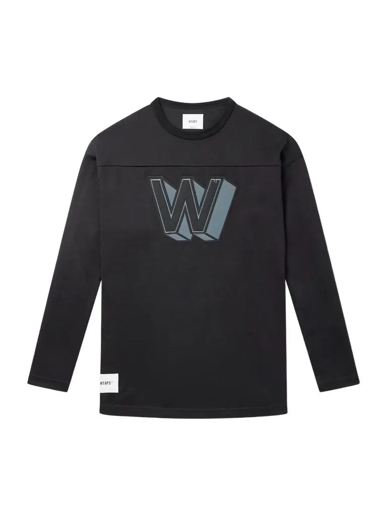 WTAPS Logo-Appliquéd Cotton-Blend Jersey T-Shirt - Men
