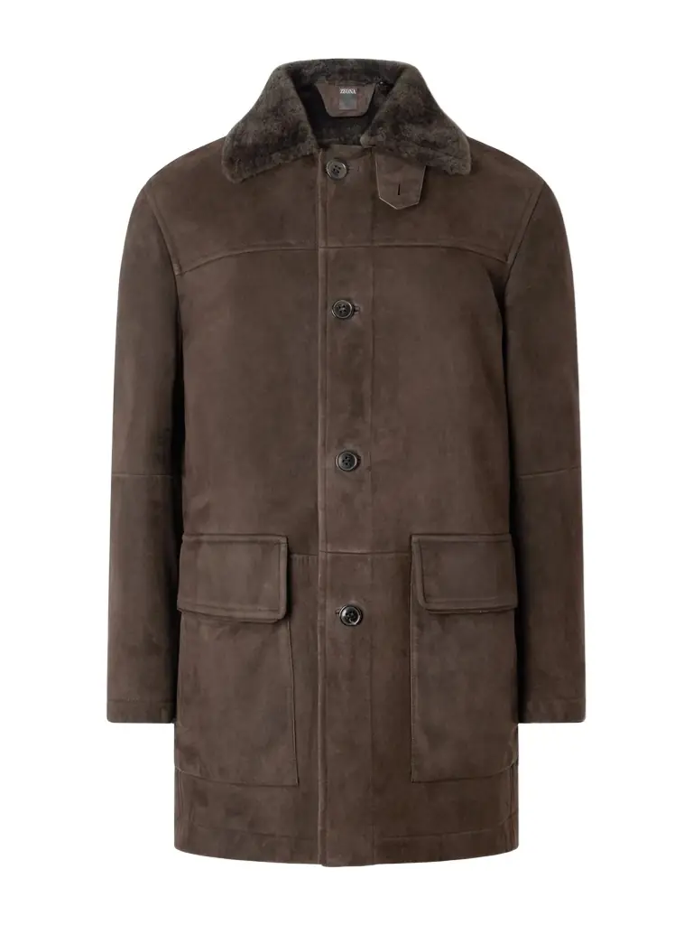 Zegna Shearling Coat - Men