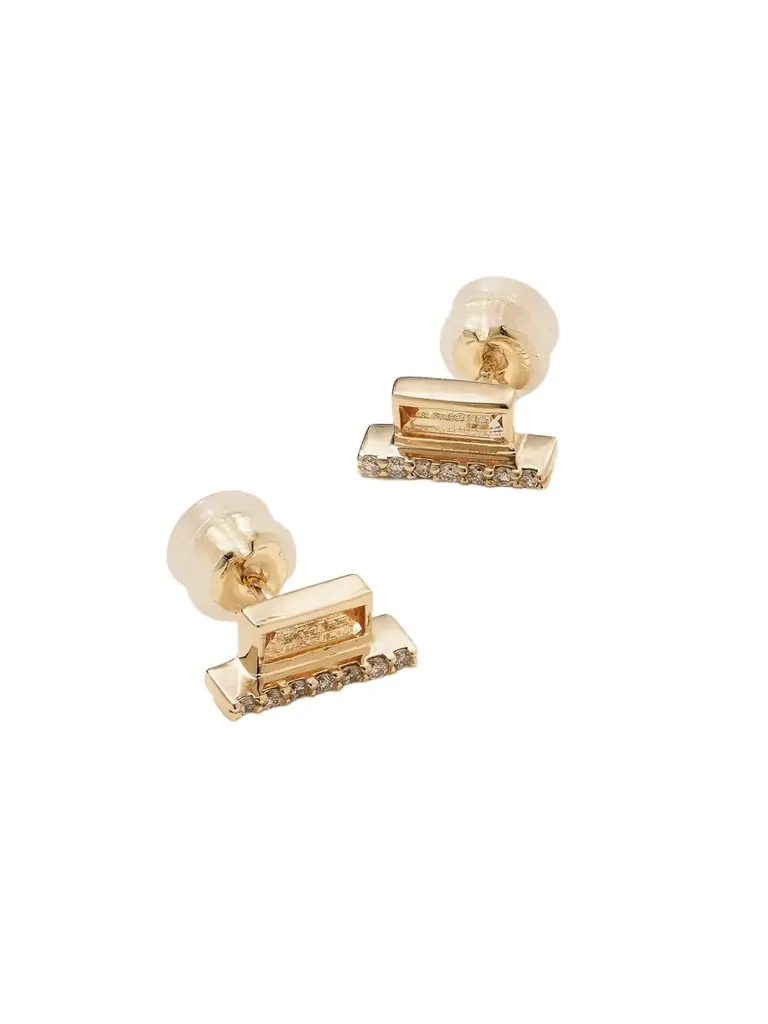Melissa Joy Manning Cityscape 14-karat Recycled Gold, Citrine And Diamond Earrings