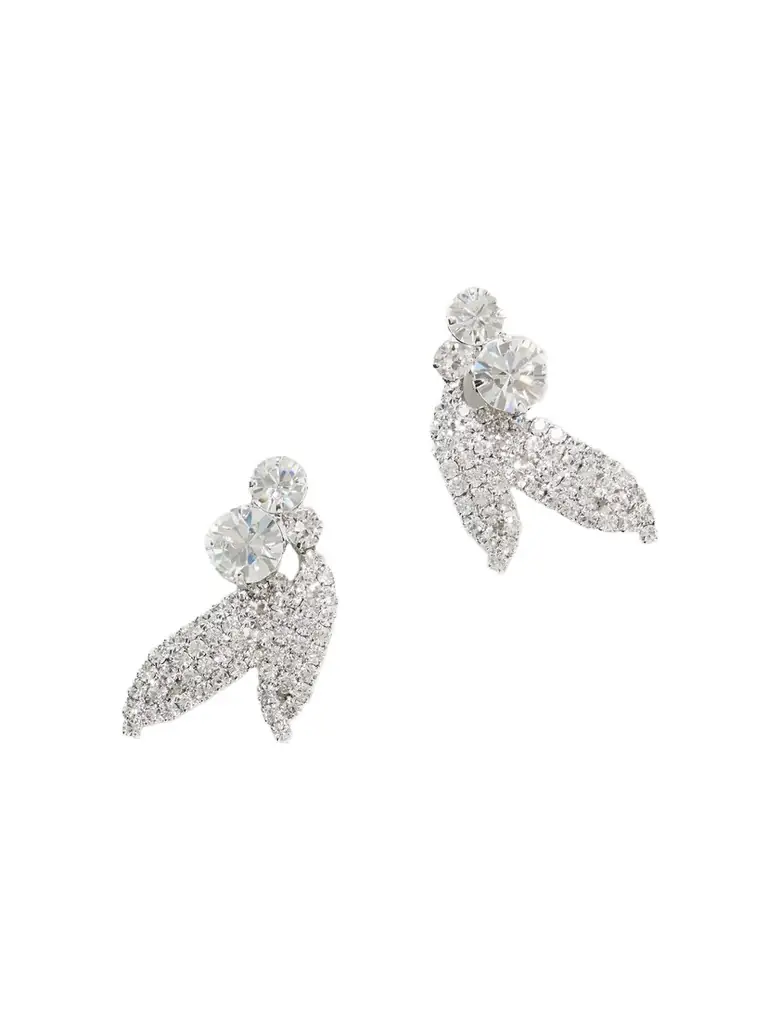Jennifer Behr Alvara Silver-plated Crystal Earrings