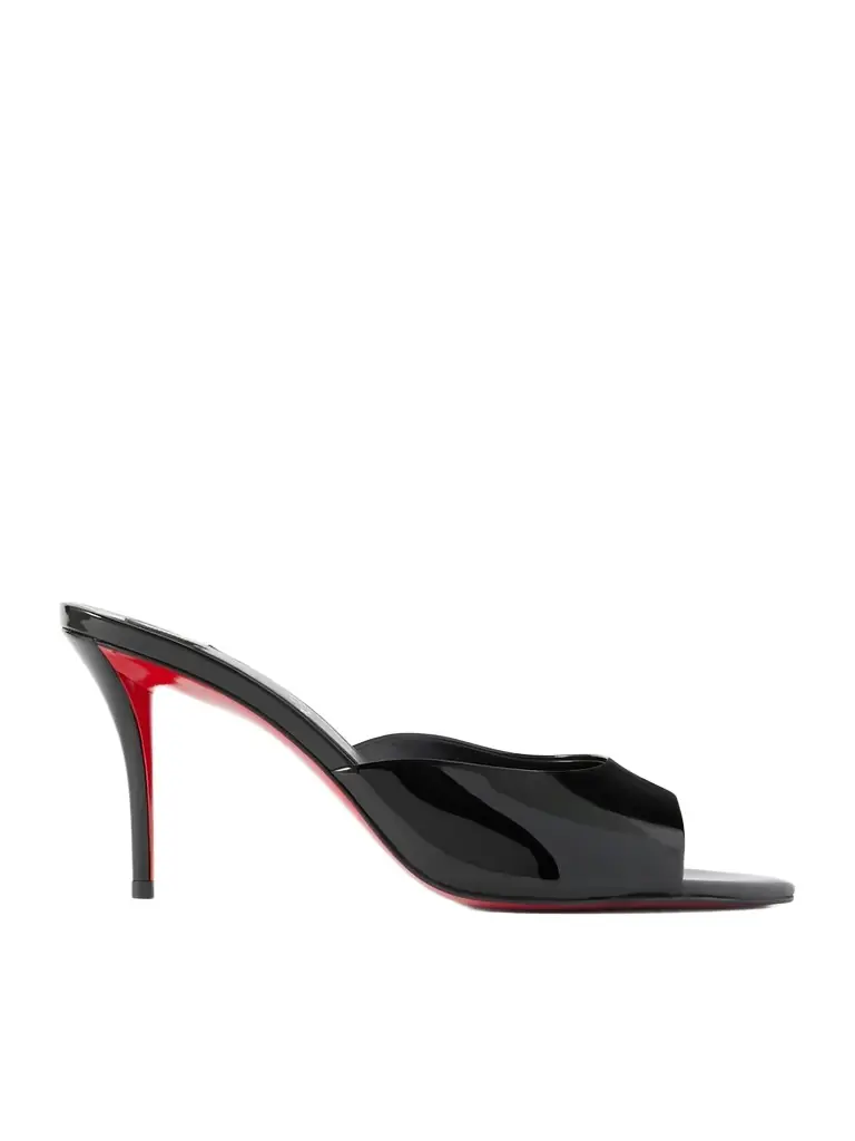 Christian Louboutin Miss Z 80 Patent-leather Mules