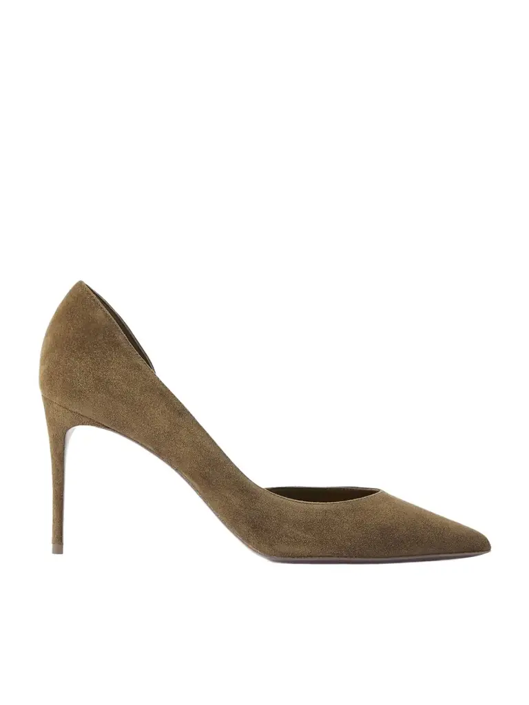 Christian Louboutin Iriza 85 Suede Pumps