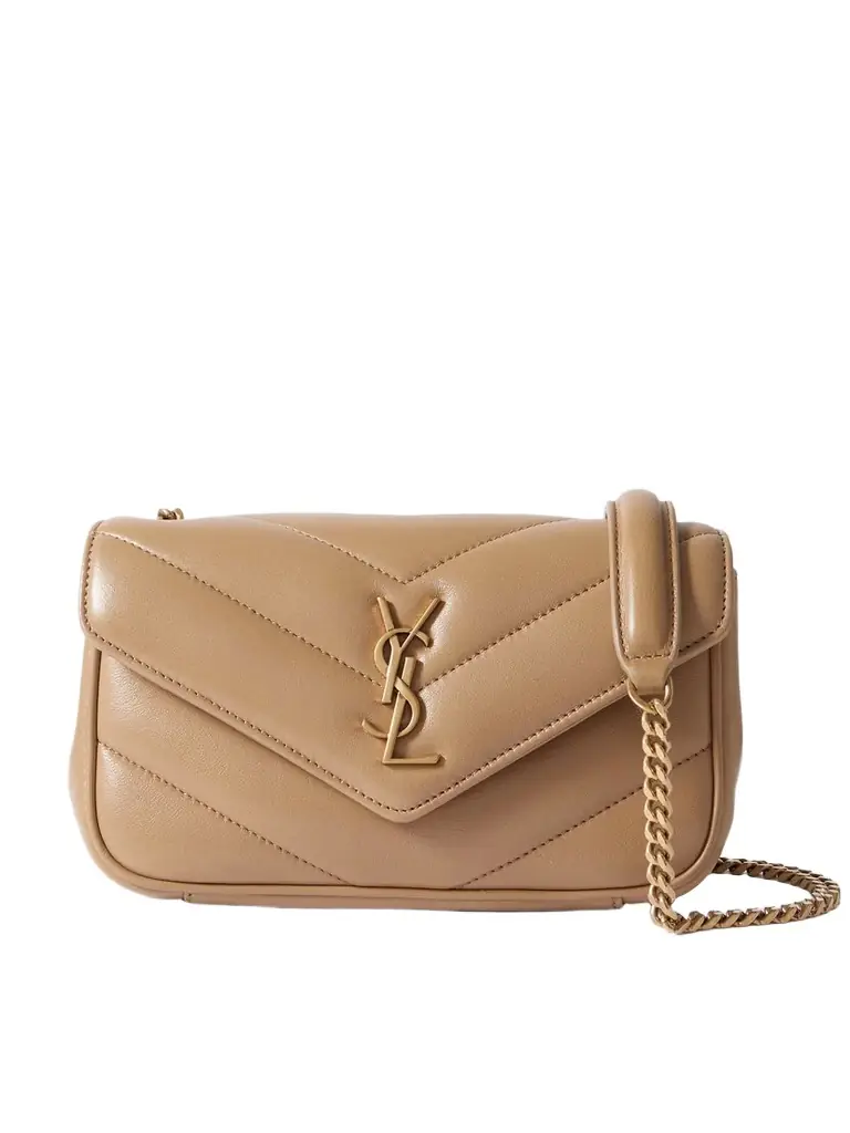 Saint Laurent Loulou Mini Matelassè Leather Shoulder Bag