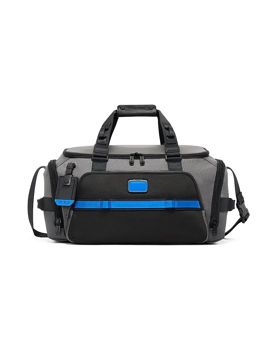 TUMI Men's Alpha Bravo Mason Duffel - Grey Blue