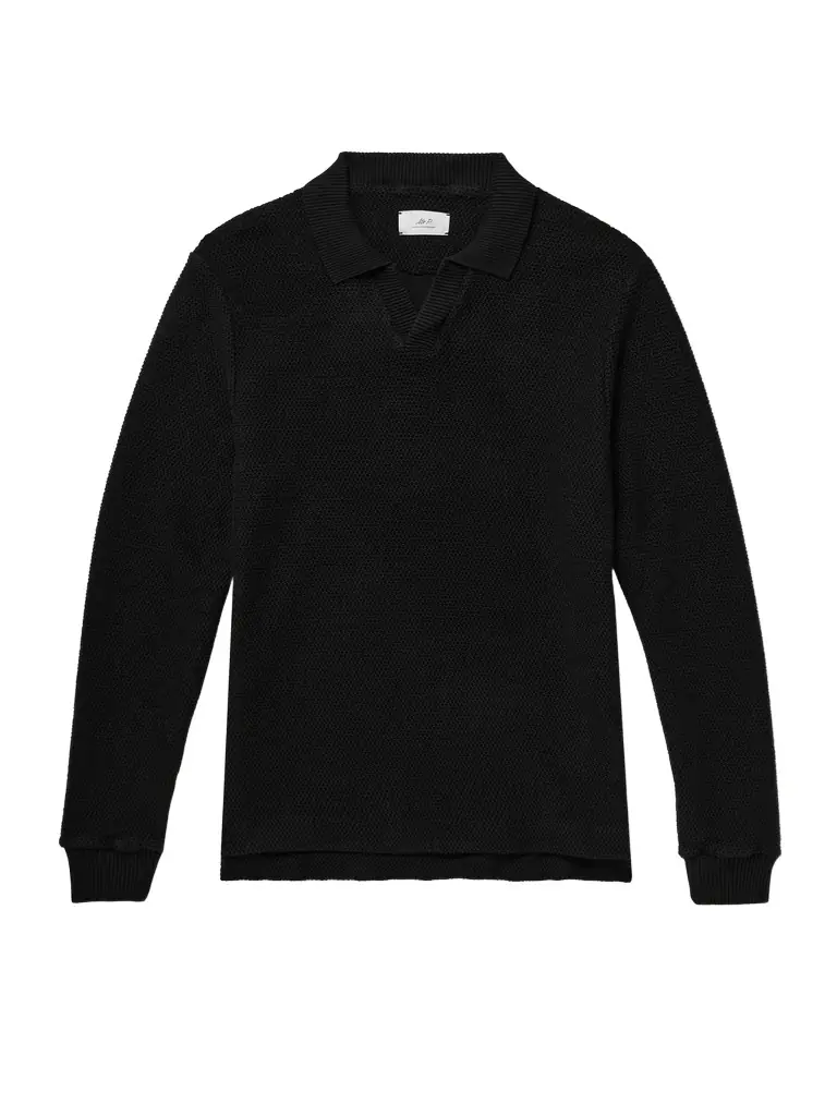 MR P. Honeycomb-Knit Cotton Polo Shirt - Men