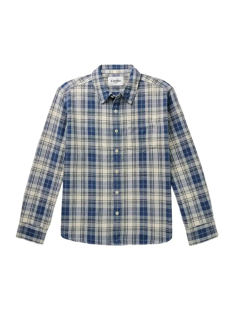 Corridor Equinox Checked Cotton Shirt - Men