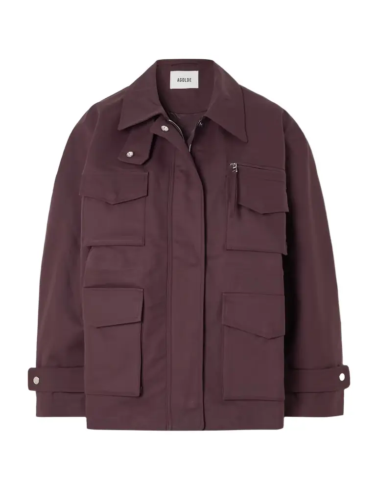 AGOLDE Aubrey Cotton-gabardine Jacket