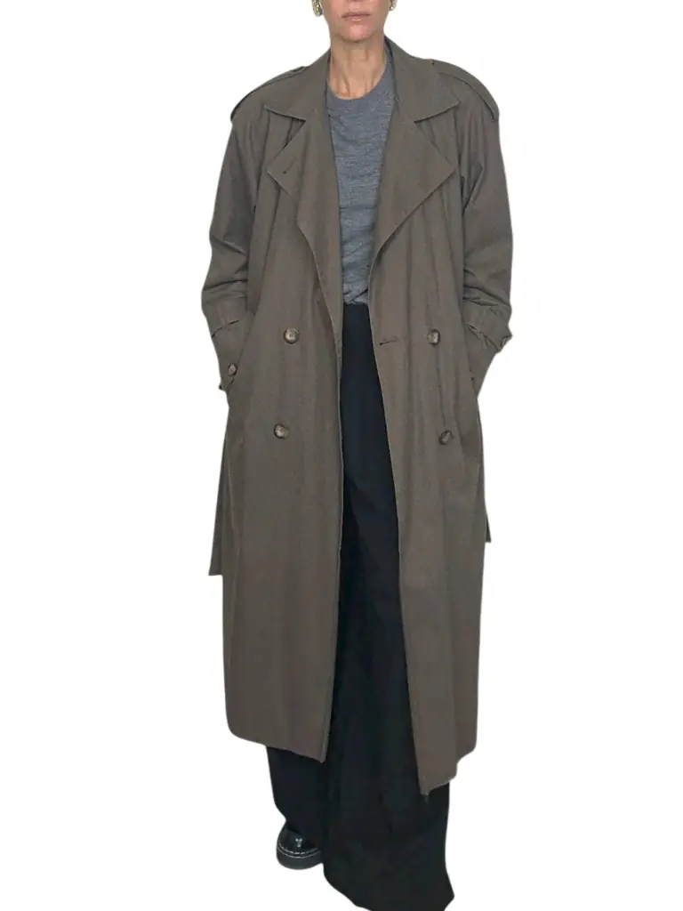 Jen Wonders Studio Olive Trench Coat