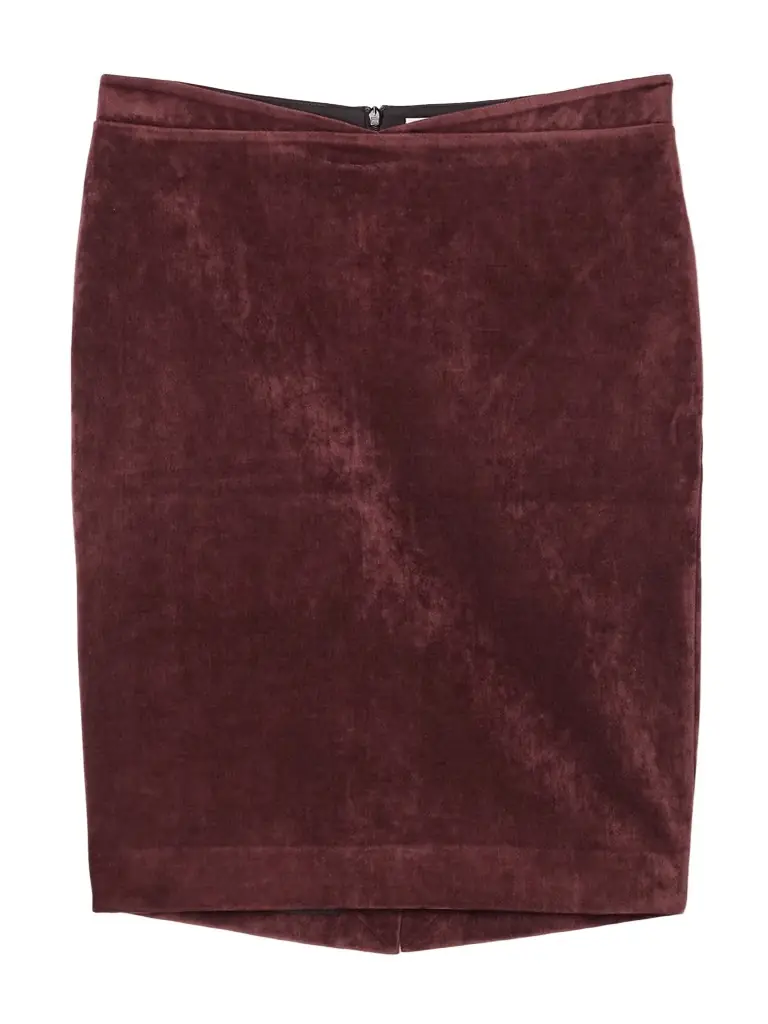 SHUSHU/TONG Crushed-velvet Mini Skirt