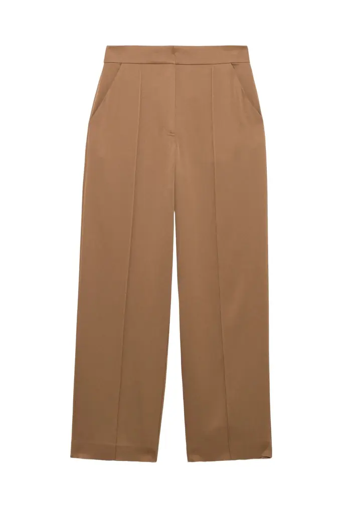 Simkhai Kyra Satin Wide Leg Pant