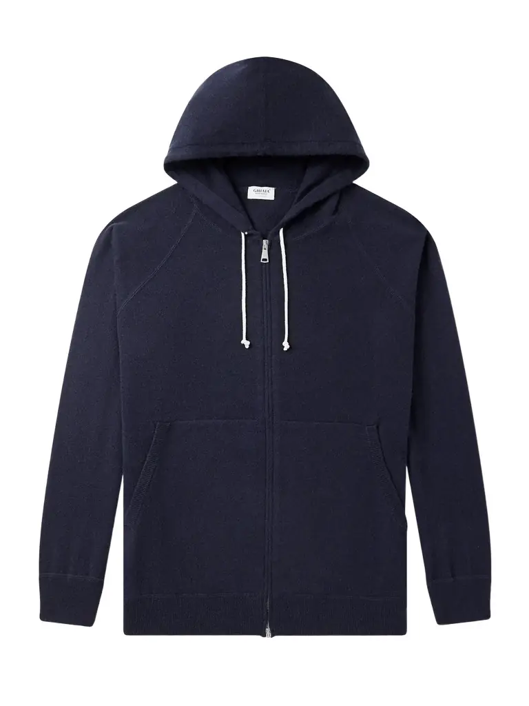 Ghiaia Cashmere Cashmere Zip-Up Hoodie - Men