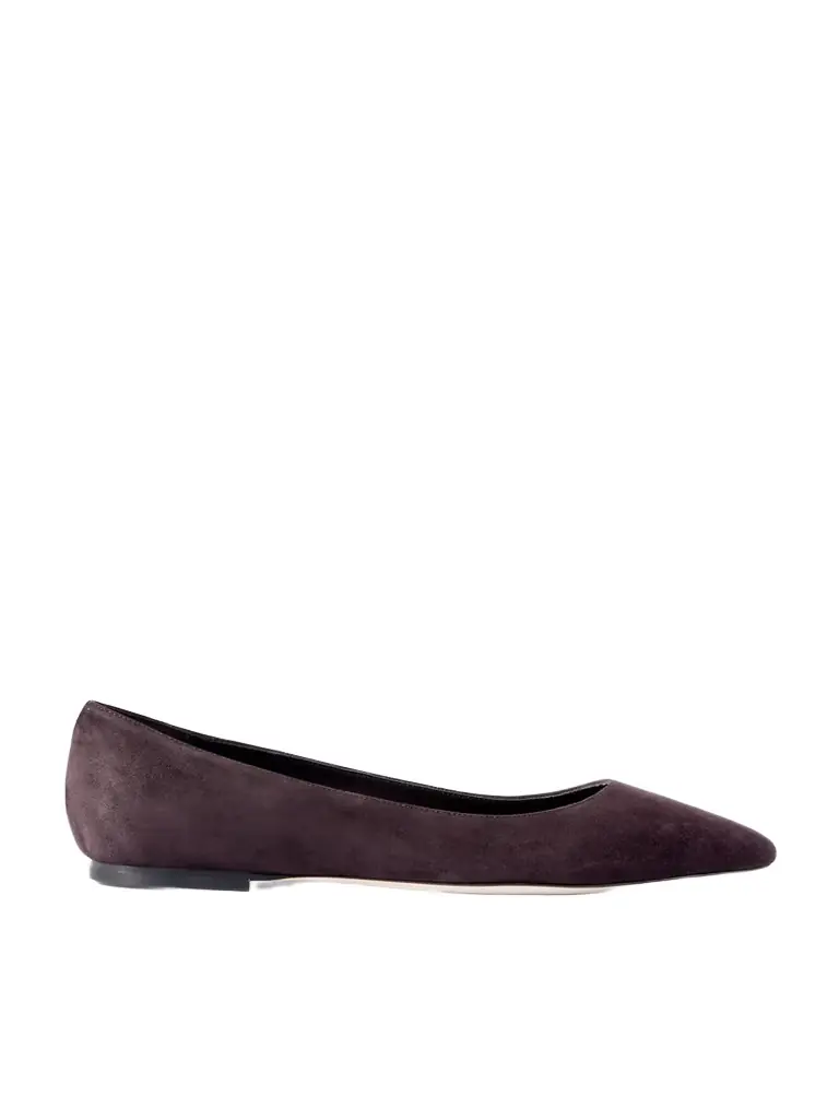 Jimmy Choo Romy Suede Point-toe Flats