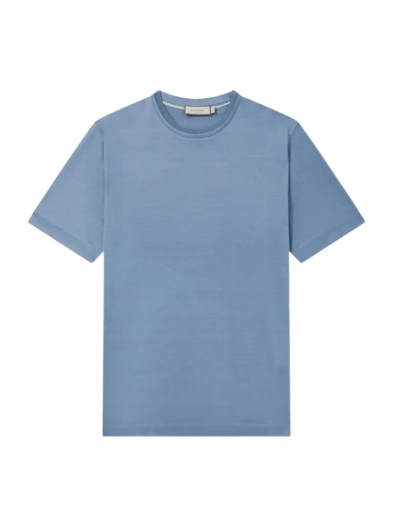 Canali Cotton-Jersey T-Shirt - Men
