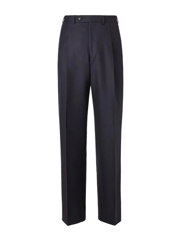 Saman Amel Amo Straight-Leg Cotton-Blend Suit Trousers - Men