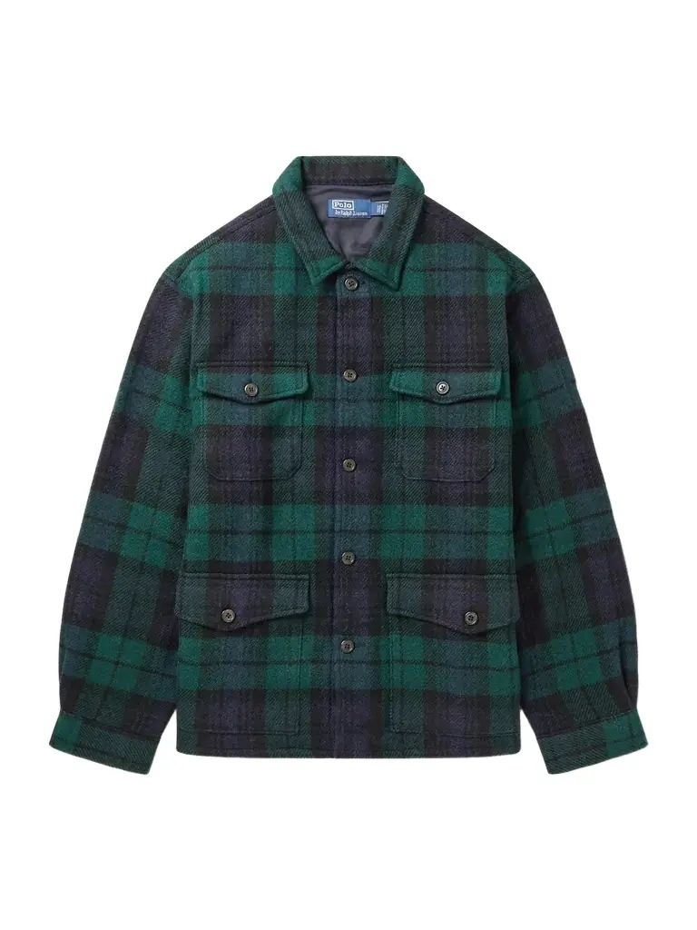 Polo Ralph Lauren Checked Wool and Alpaca-Blend Overshirt - Men