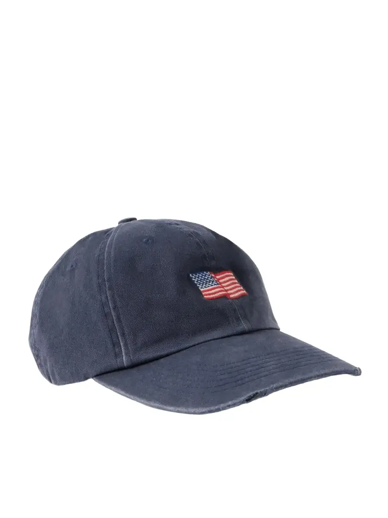 Cherry Los Angeles USA Logo-Embroidered Cotton-Twill Cap - Men - Men's Accessories