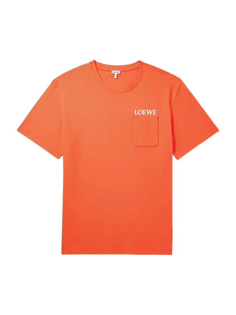 Loewe Logo-Embroidered Cotton-Jersey T-Shirt - Men