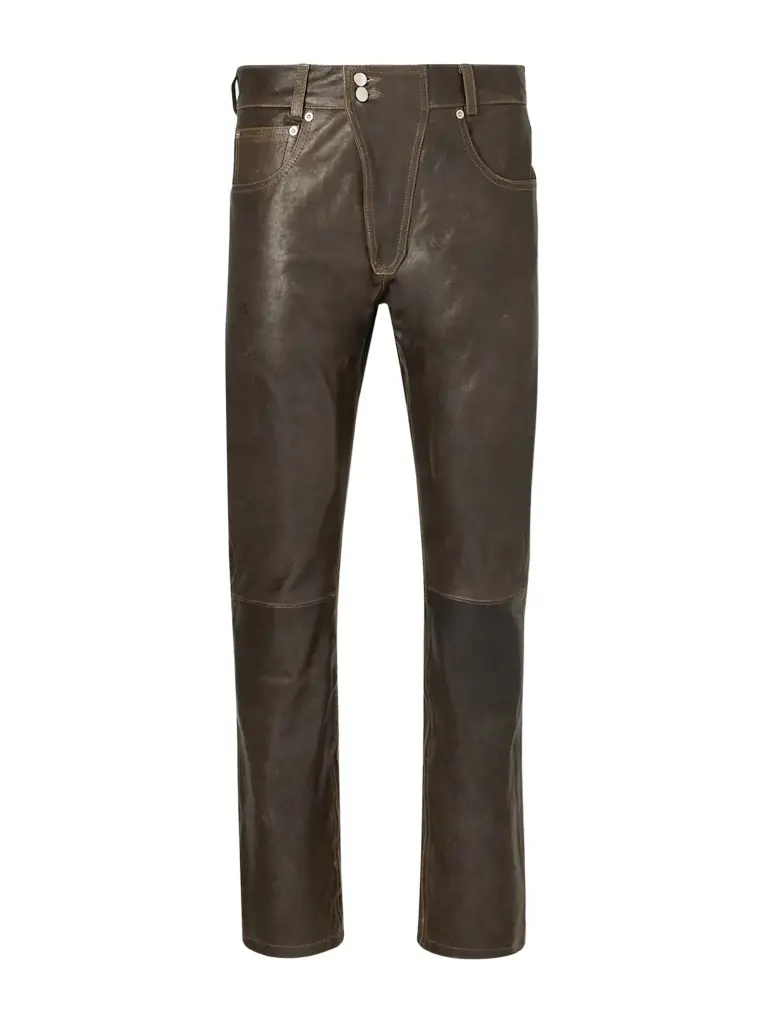 Enfants Riches Déprimés Moto Fly Slim-Fit Straight-Leg Leather Trousers - Men