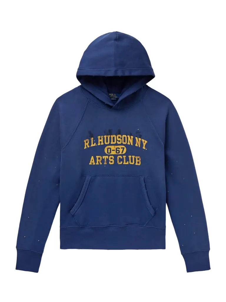 Polo Ralph Lauren Printed Cotton-Blend Jersey Hoodie - Men