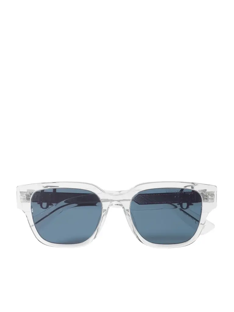 DIOR Eyewear Dior Oblique S1I Transparent Square Acetate Sunglasses - Men